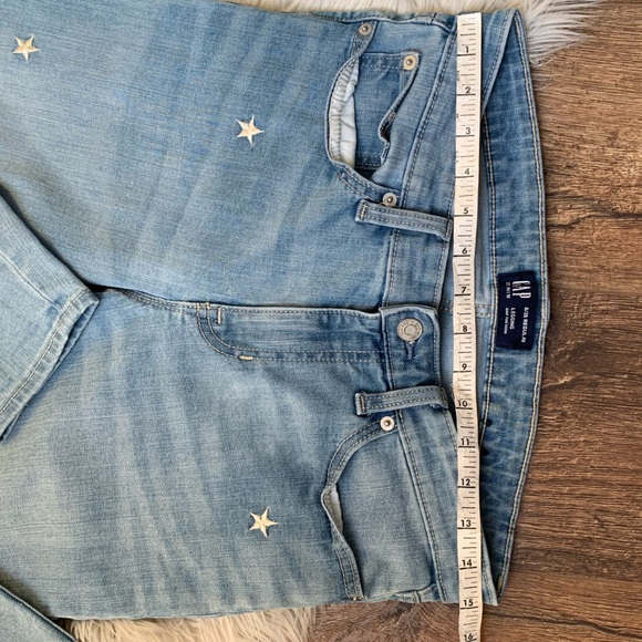 Gap Denim Legging Jeans With Embroidered Stars - Picture 10 of 10